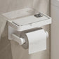 Aluminum Alloy Paper Holder – No-Drill Wall-Mounted Toilet & Kitchen Paper Roll Holder