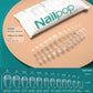 NAILPOP 120pcs Soft Gel Full Cover Press On Nails – Coffin Clear / Semi-Matte False Nail Tips - Roomsium