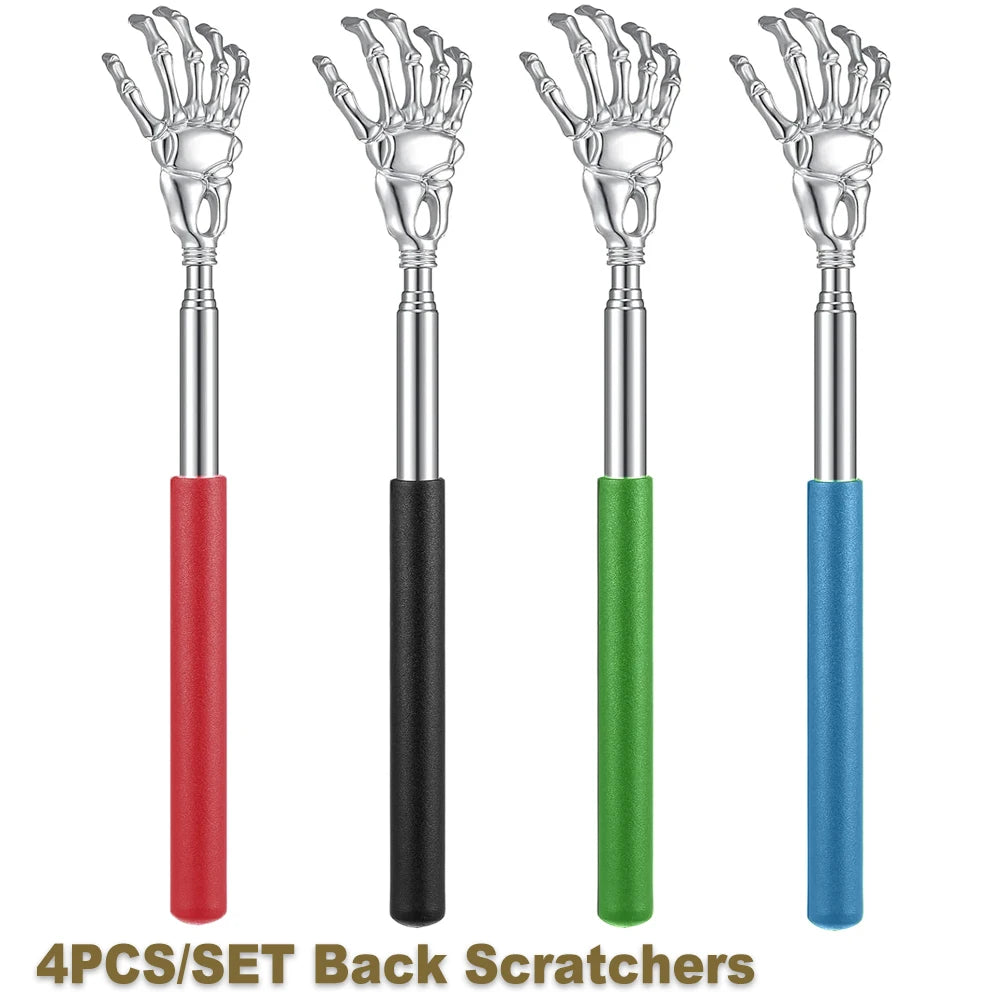 Portable Extendable Back Scratcher – Stainless Steel Telescoping Back Massager