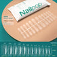 NAILPOP 120pcs Soft Gel Full Cover Press On Nails – Coffin Clear / Semi-Matte False Nail Tips - Roomsium