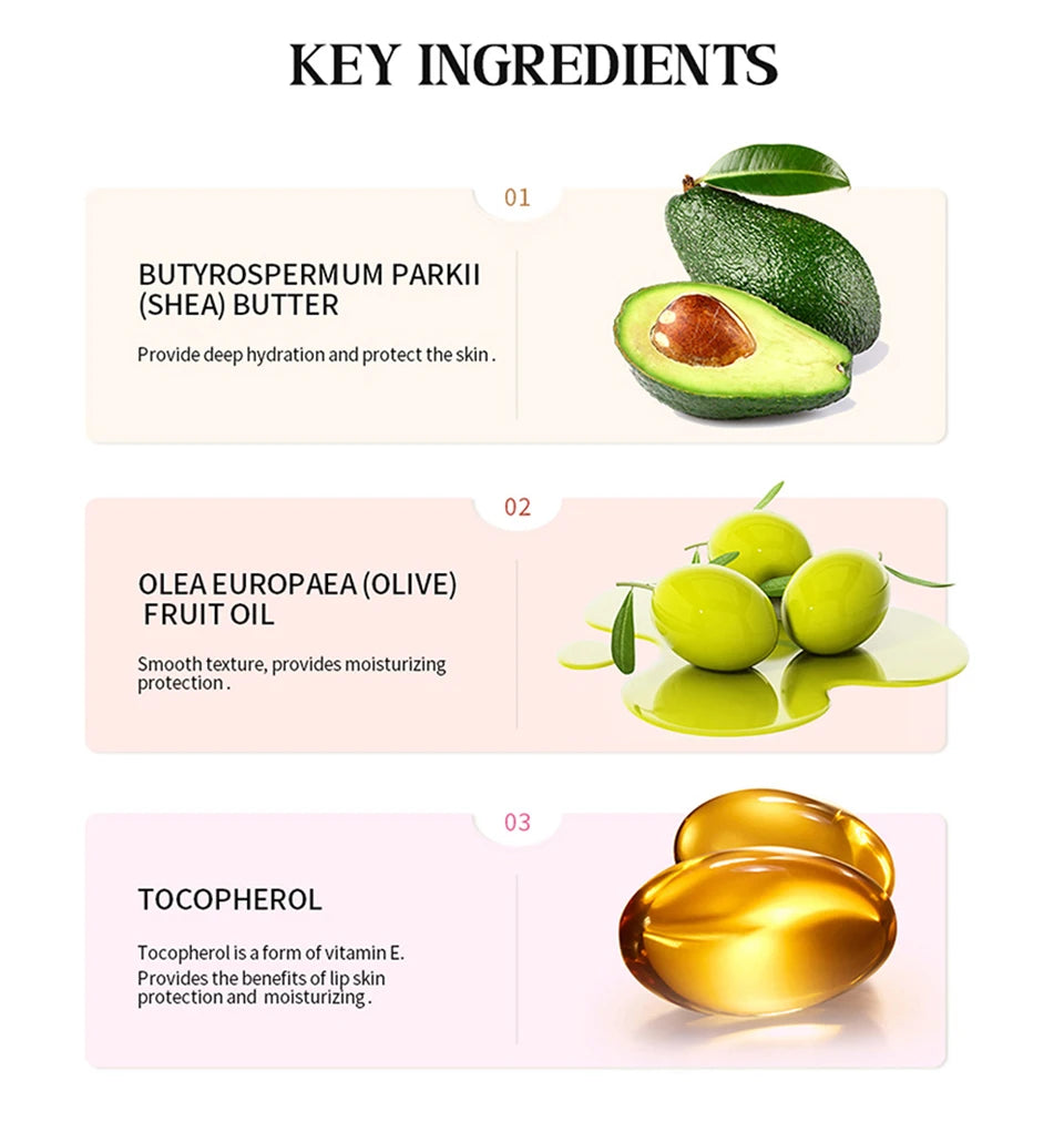 Summer Moisturizing Lip Balm Gloss – Transparent Lip Oil with Vanilla, Mint & Iced Coffee Scents - Roomsium