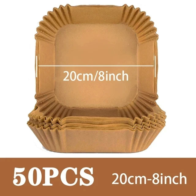 Air Fryer Disposable Paper Liners – Non-Stick Baking Paper