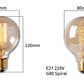YNL E27 Retro Edison Bulb 220V 40W – ST64 G80 G95 G125 Vintage Filament Light Bulb - Roomsium