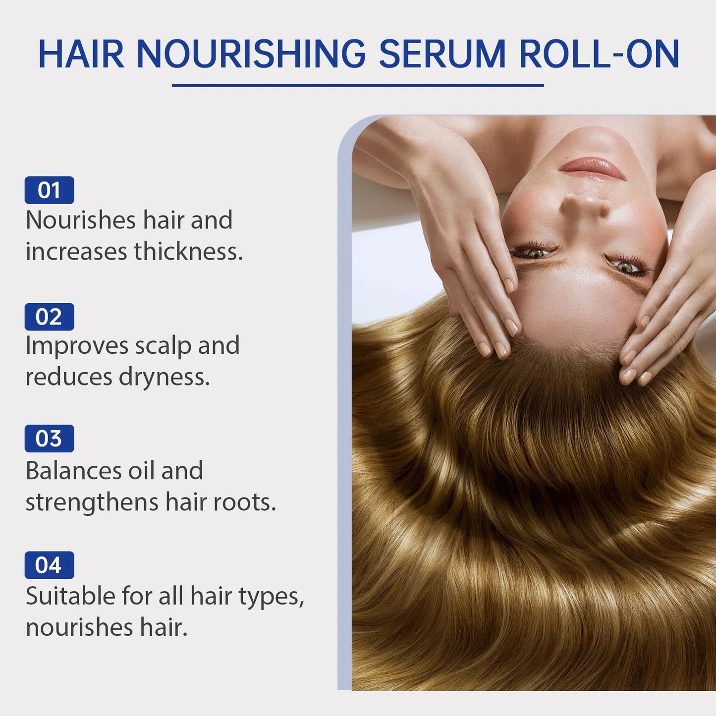 Rosemary Hair Serum Roller – Scalp Care & Follicle Support Essence