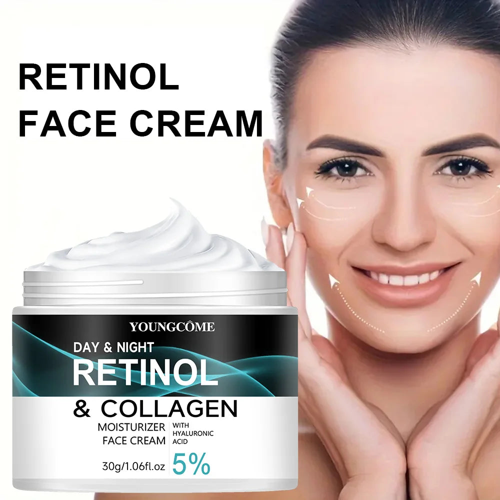 YOUNGCOME Retinol Face Cream – Hydrating & Texture Refining Moisturizer (30g / 60g) - Roomsium