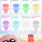 7-Color LED Face & Neck Mask with Infrared Light – Skin Rejuvenation & Anti-Aging Light Therapy