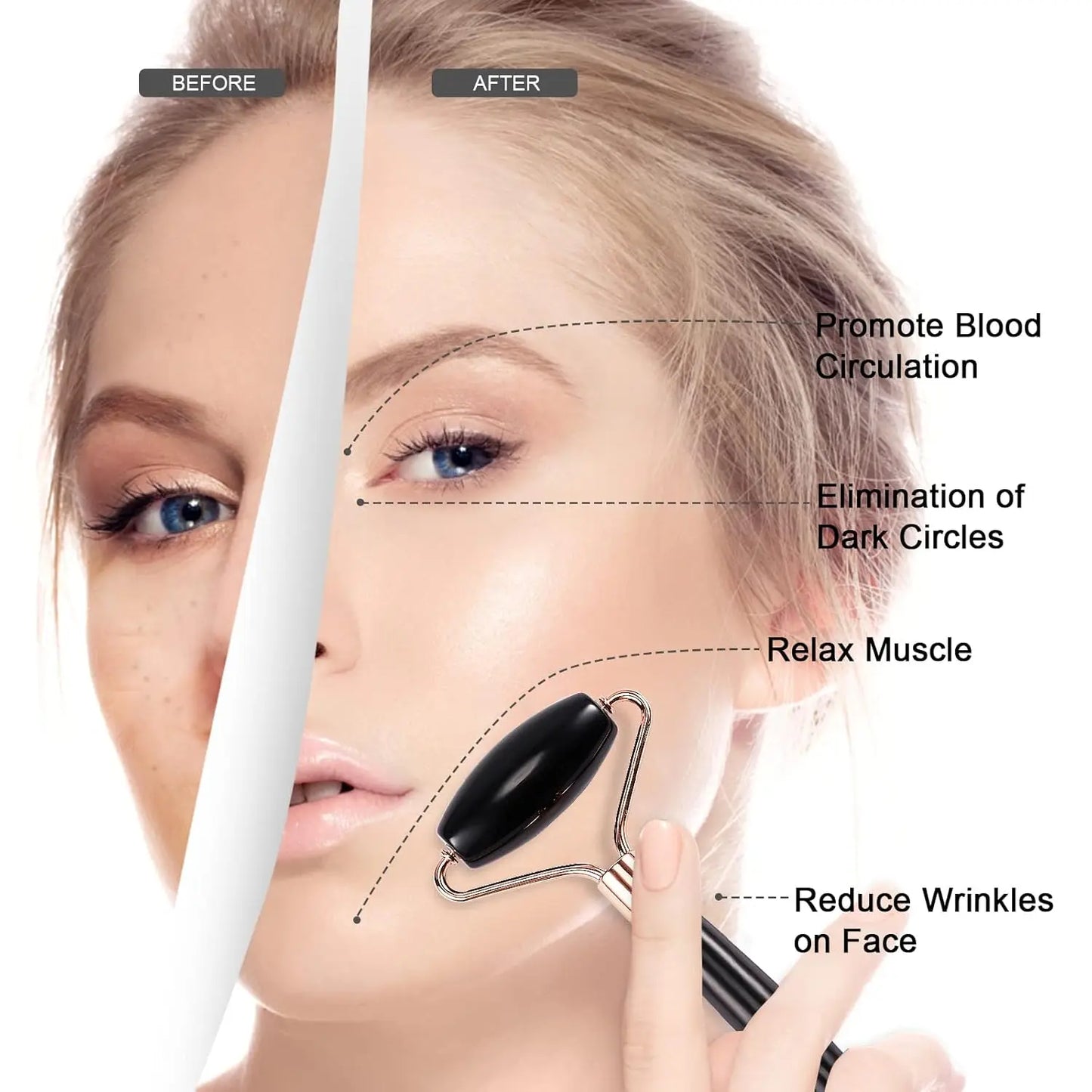 Ice Face Roller Facial Skincare Set – Face Massage & Gua Sha Tools (1 / 2 / 3 PCS)