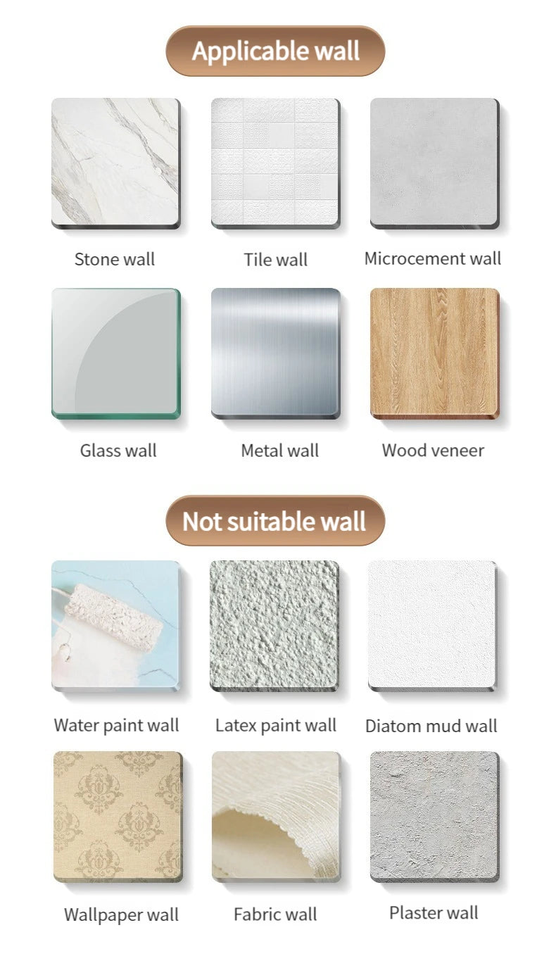 Wall-Mounted Aluminum Towel Rack – Grey/Black Bathroom Storage (40–60cm) - Roomsium