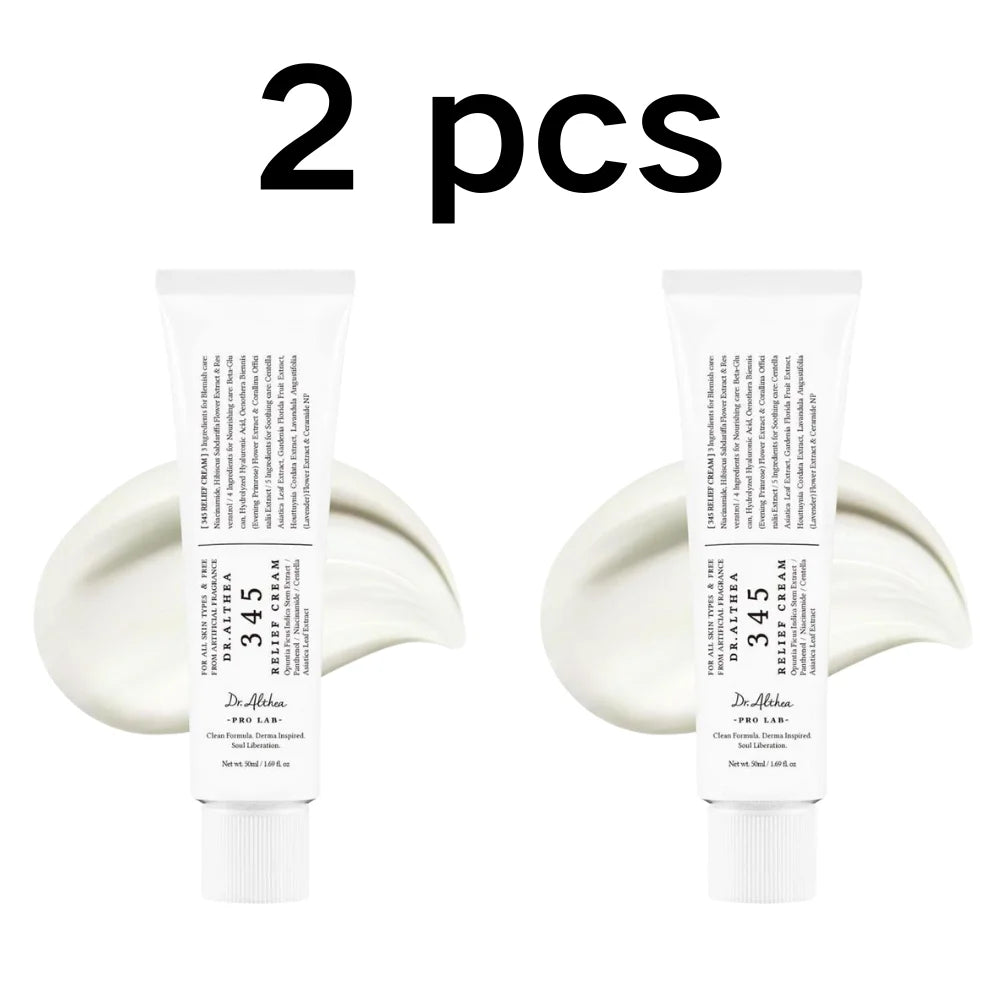 345 Relief Face Cream – Soothing & Hydrating Moisturizer for Oily Skin 50ml - Roomsium