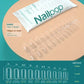 NAILPOP 120pcs Soft Gel Full Cover Press On Nails – Coffin Clear / Semi-Matte False Nail Tips - Roomsium