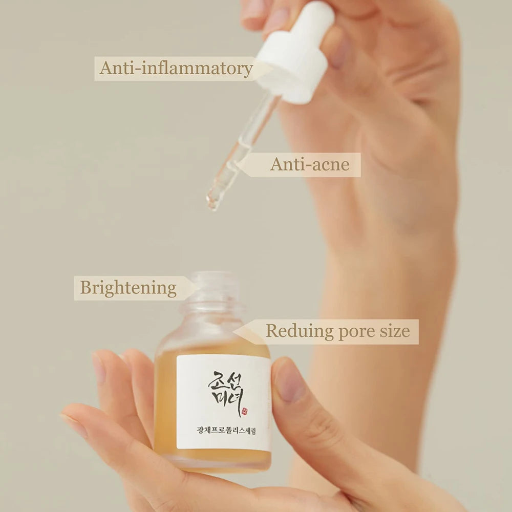 Korean-Style Calming Glow Serum – Green Tea, Niacinamide & Snail Mucin - Roomsium