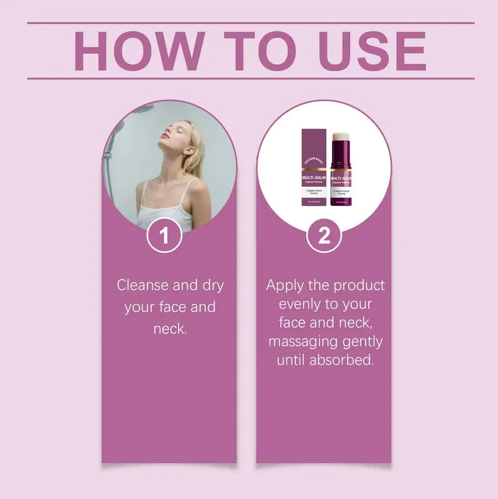 Calcium Moisturizing Balm Stick – Portable Face & Eye Skincare Stick (9g)