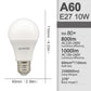 10pcs E27 LED Bulbs A60 G45 3W–24W AC 110V/220V Cold & Warm White Home Light - Roomsium