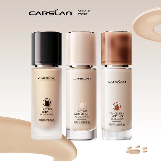 CARSLAN Long-Lasting Matte Liquid Foundation – Full Coverage Base