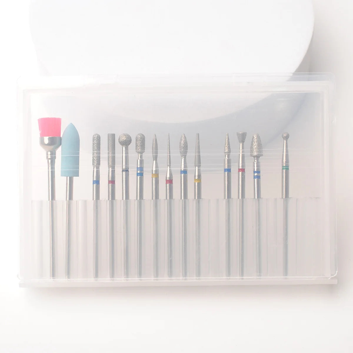 14pcs Nail Drill Bit Set – Electric Manicure & Gel Removal Tools