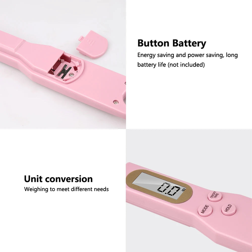 Mini Digital Spoon Scale 0.1–500g – High-Precision LCD Measuring Spoon for Cooking & Baking