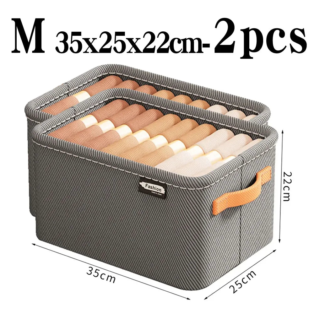 Thickened Clothes Organizer Storage Box | Foldable Wardrobe Drawer Organizer