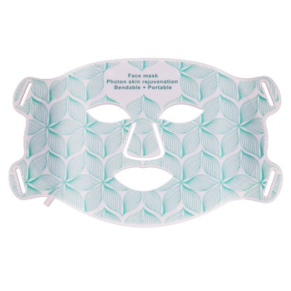 7-Color LED Face & Neck Mask with Infrared Light – Skin Rejuvenation & Anti-Aging Light Therapy