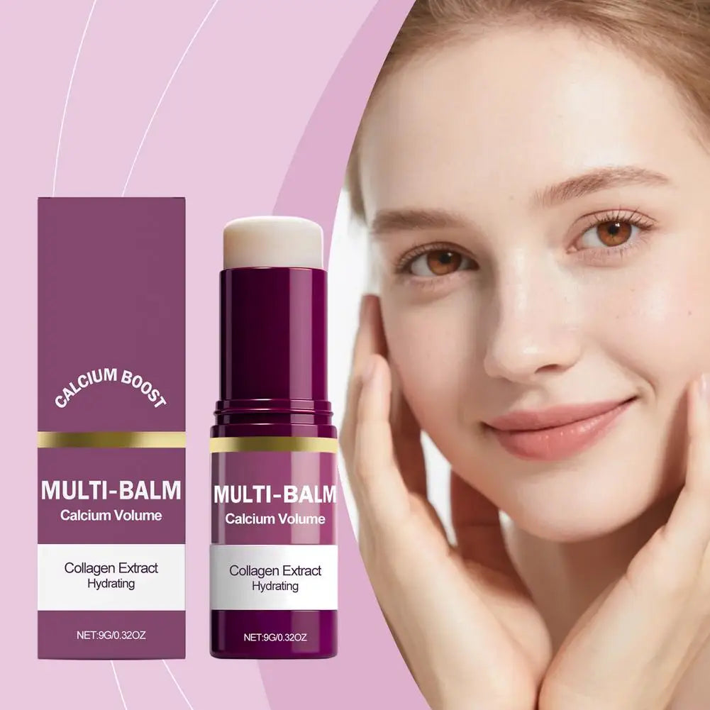 Calcium Moisturizing Balm Stick – Portable Face & Eye Skincare Stick (9g)