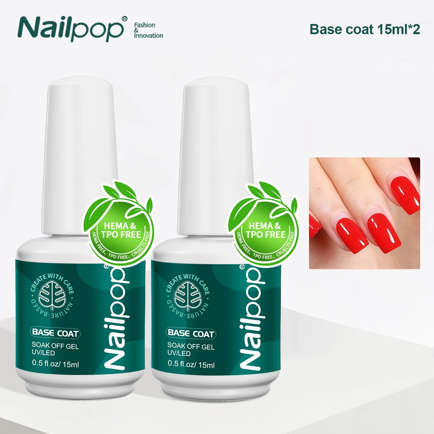 Nailpop Nail Dehydrator & Acid-Free Primer Set – Natural Nail Prep for Acrylic & UV Gel - Roomsium