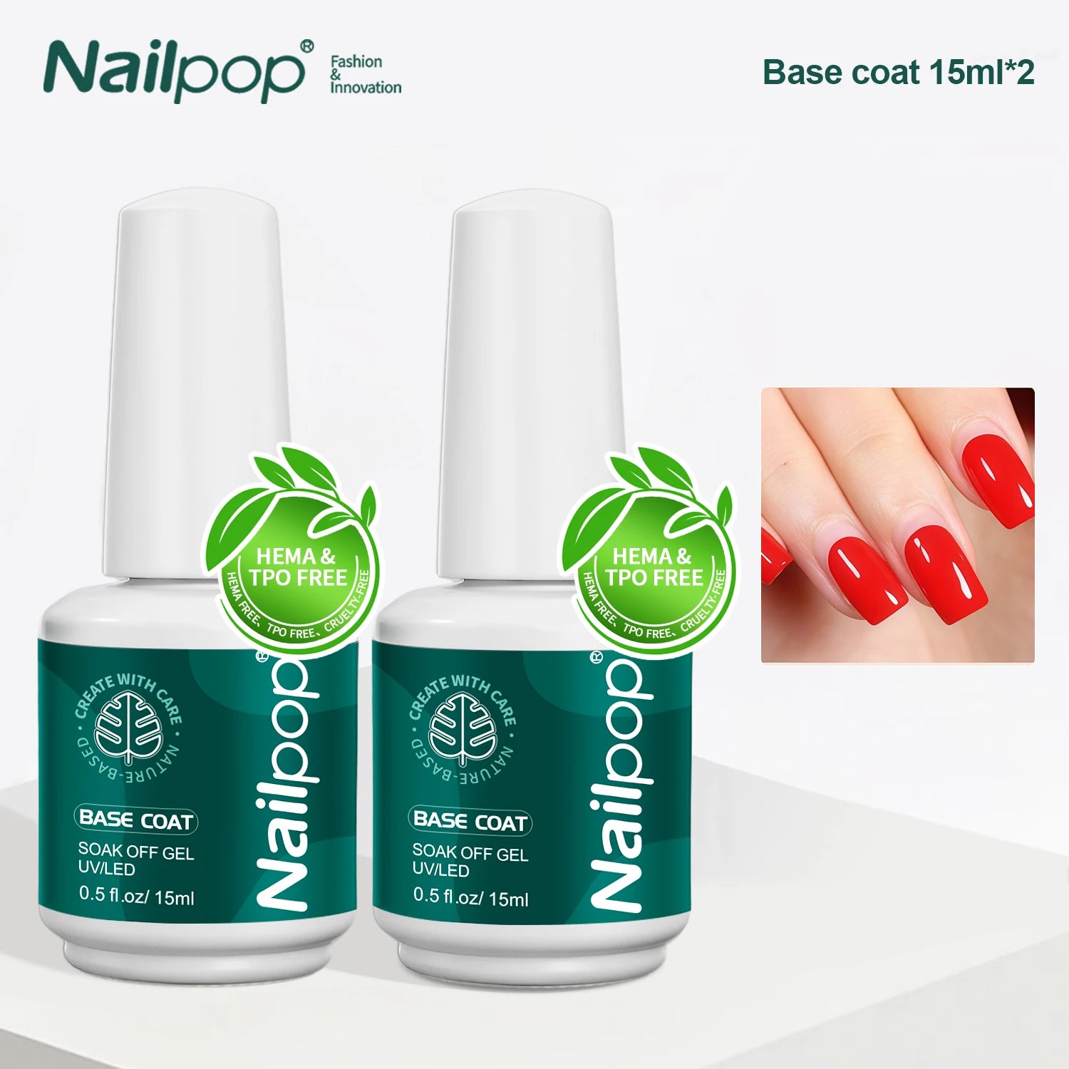 Nailpop Nail Dehydrator & Acid-Free Primer Set – Natural Nail Prep for Acrylic & UV Gel - Roomsium