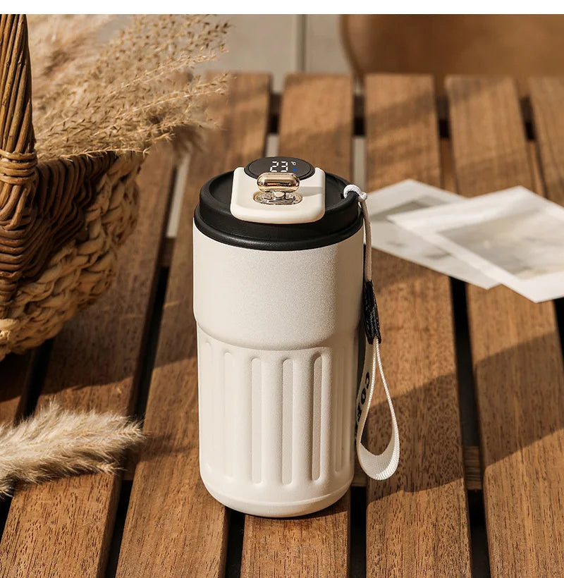 450ml Smart Temperature Display Thermos Bottle 316 Stainless Steel