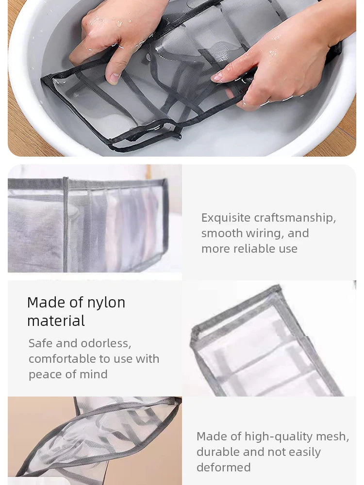 11 Compartment Foldable Underwear Organizer Storage Box