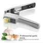 Manual Garlic Press – Heavy-Duty Aluminum Alloy Garlic Crusher & Slicer