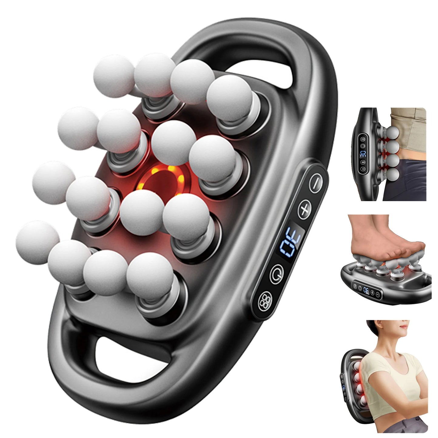 Deep Tissue Massage Gun Set – Electric Muscle Relaxation Massager with 16 Heads
