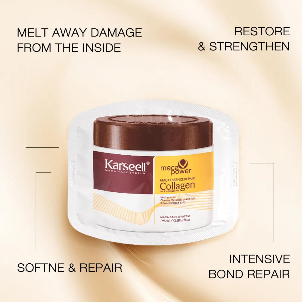 Karseell Collagen Hair Mask 24 Pack Deep Conditioning Treatment