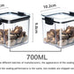 Sealed Kitchen Grain Storage Jars – Moisture-Proof Transparent Food Containers (460–1800ml)