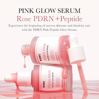 Rose PDRN Peptide Glow Facial Serum – Hydrating Skin Care