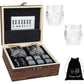 Whiskey Stones & Glasses Gift Set – Granite Chilling Stones