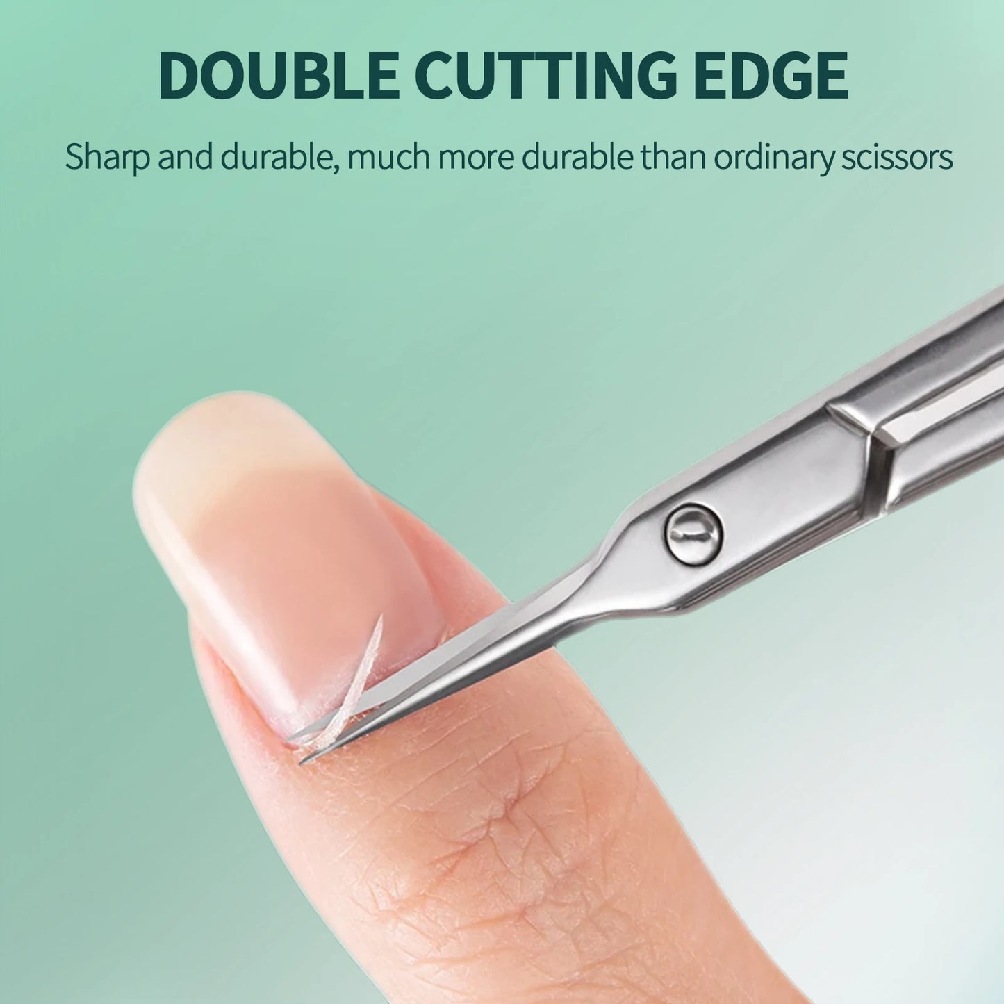 Nailpop Professional Cuticle Scissors – Stainless Steel Precision Cuticle Trimmer - Roomsium