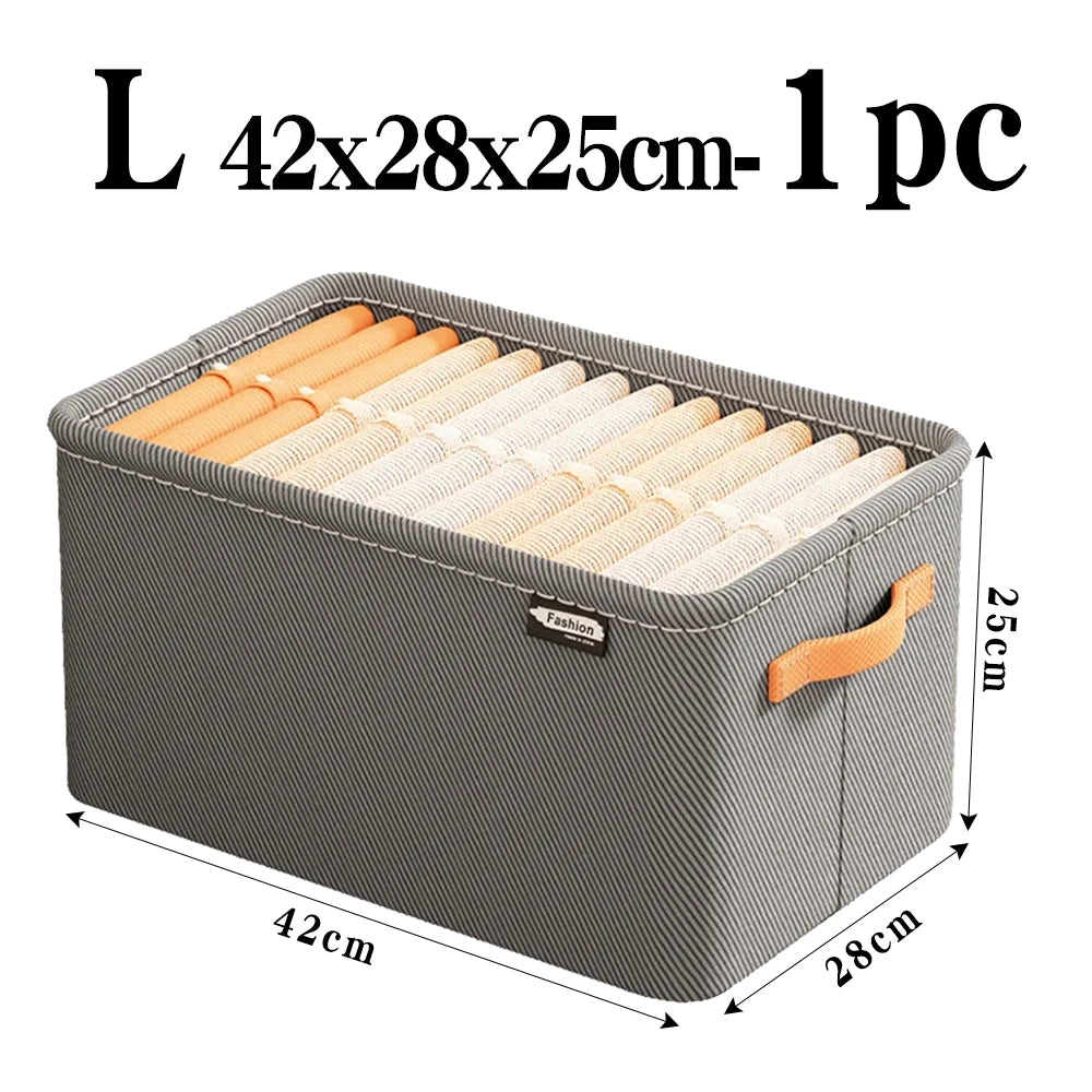 Thickened Clothes Organizer Storage Box | Foldable Wardrobe Drawer Organizer