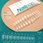 NAILPOP 120pcs Soft Gel Full Cover Press On Nails – Coffin Clear / Semi-Matte False Nail Tips - Roomsium