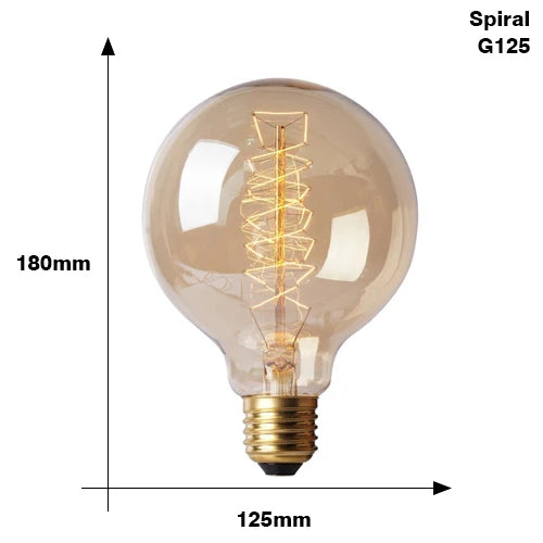 YNL E27 Retro Edison Bulb 220V 40W – ST64 G80 G95 G125 Vintage Filament Light Bulb - Roomsium