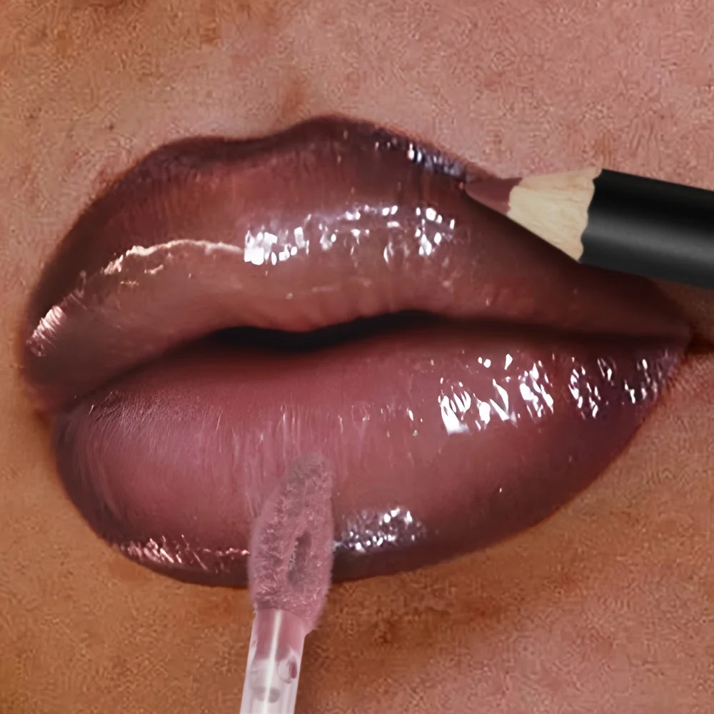 3-Piece Lip Makeup Set – Lip Gloss, Lip Oil & Lip Liner