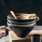 Japanese-Style Ceramic Ramen Bowl – Large Porcelain Soup, Rice & Noodle Bowl