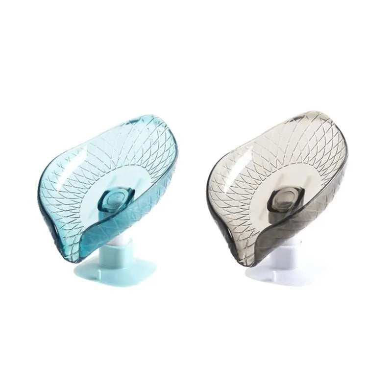 2-Piece Creative Draining Soap Box – Punch-Free Suction Cup Bathroom Soap Holder - Roomsium