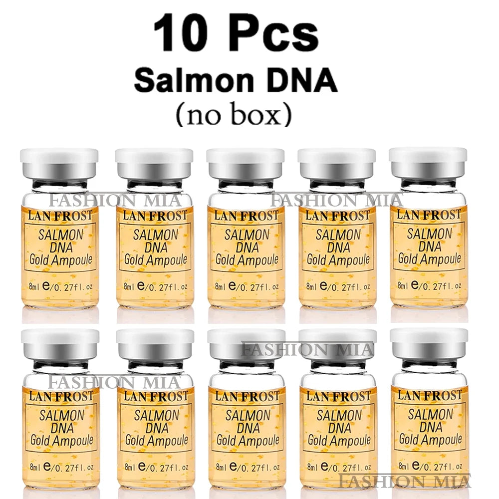 LAN FROST Salmon DNA Gold Ampoule 8ml – Hydrating & Brightening Facial Essence
