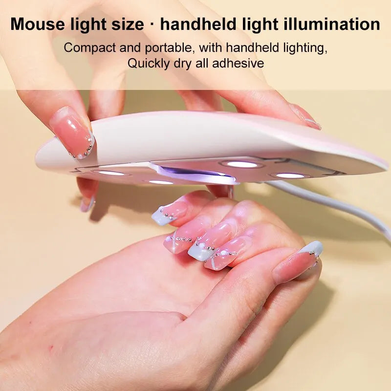 Limegirl 6W Mini LED Nail Dryer – Portable USB UV Nail Lamp - Roomsium