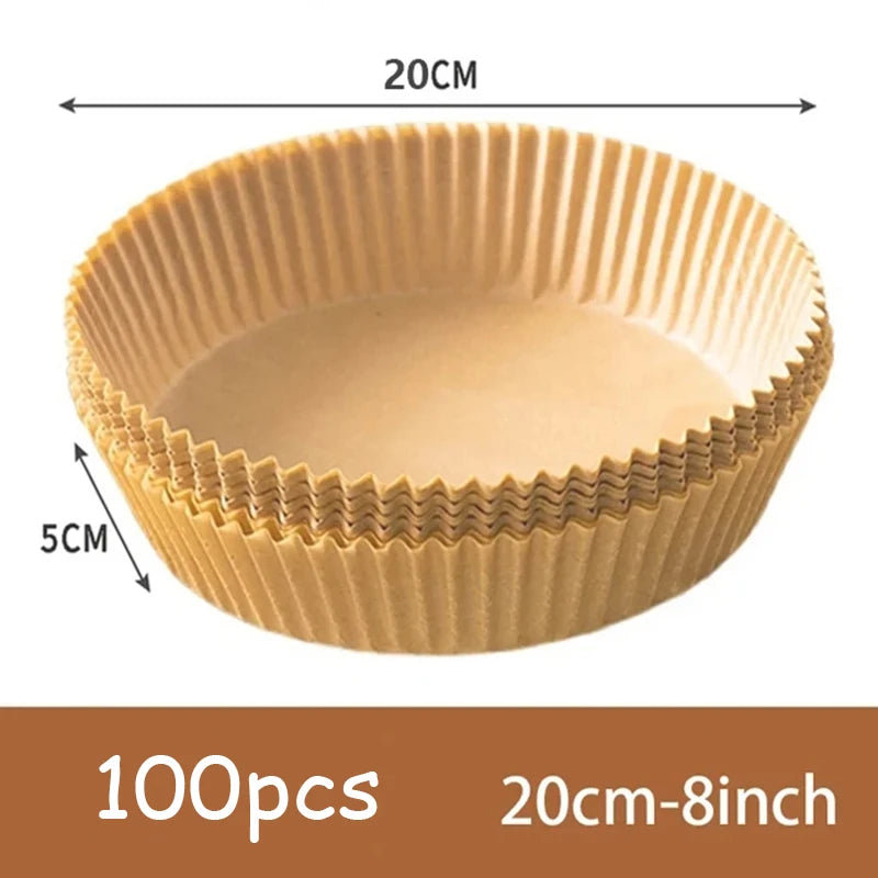 Air Fryer Disposable Paper Liners – Non-Stick Baking Paper