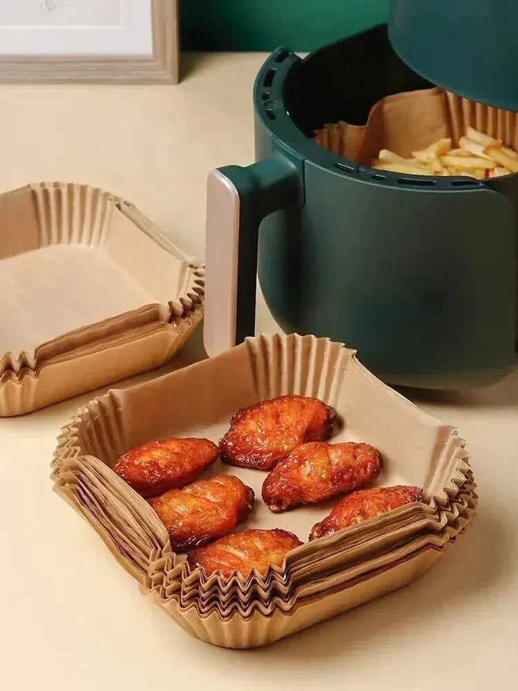 Air Fryer Disposable Paper Liners – Non-Stick Baking Paper