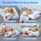 Ergonomic Memory Foam Cervical Pillow – 2-in-1 Contour Neck Support Pillow