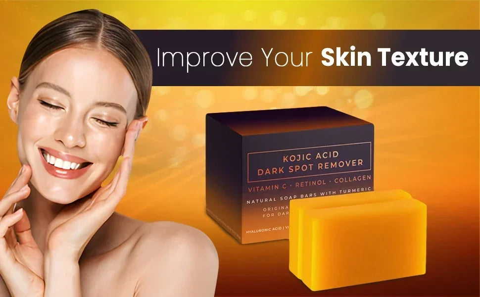Kojic Acid Brightening Soap – Handmade Dark Spot Cleansing & Moisturizing Facial Soap