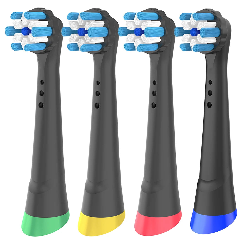 4-Pack Replacement Brush Heads Compatible with Oral-B iO Series 2–10 Electric Toothbrush - Roomsium