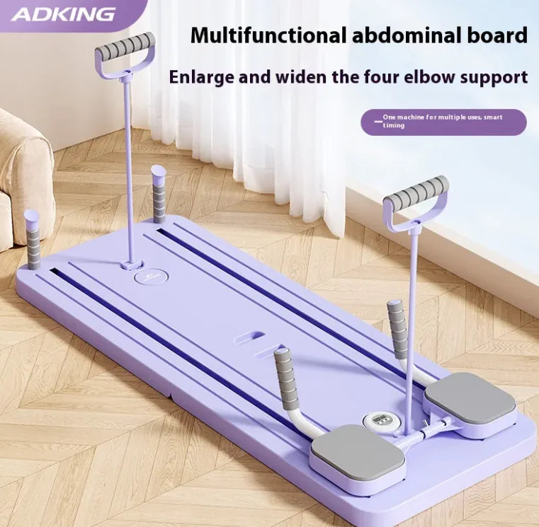 Multi-Functional Fitness Board – Automatic Rebound Ab Wheel