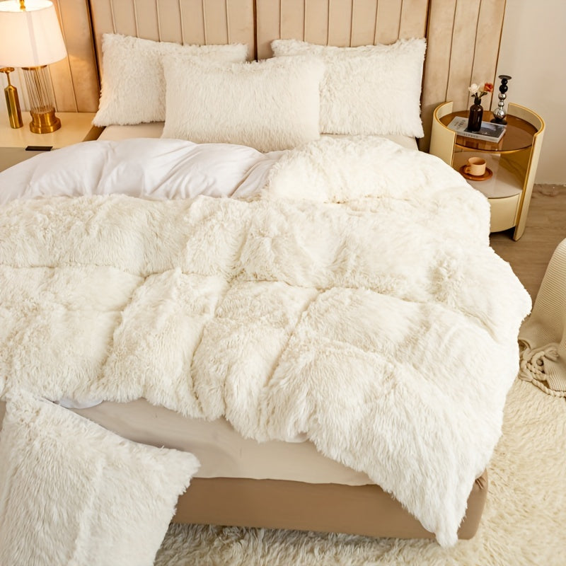Plush Zippered Duvet Cover Set – Soft All-Season Bedding