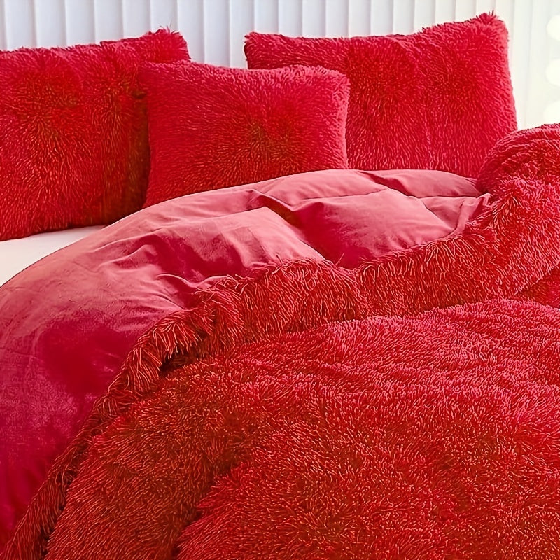 Plush Zippered Duvet Cover Set – Soft All-Season Bedding